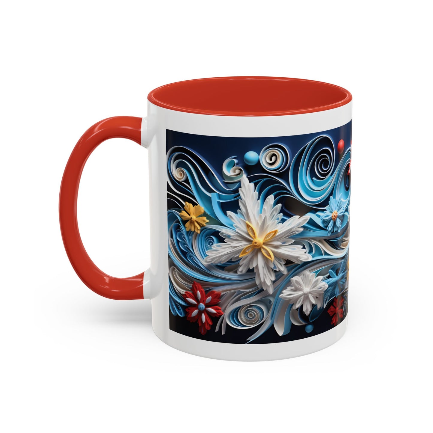 Snowflake Christmas Design Coffee Mug