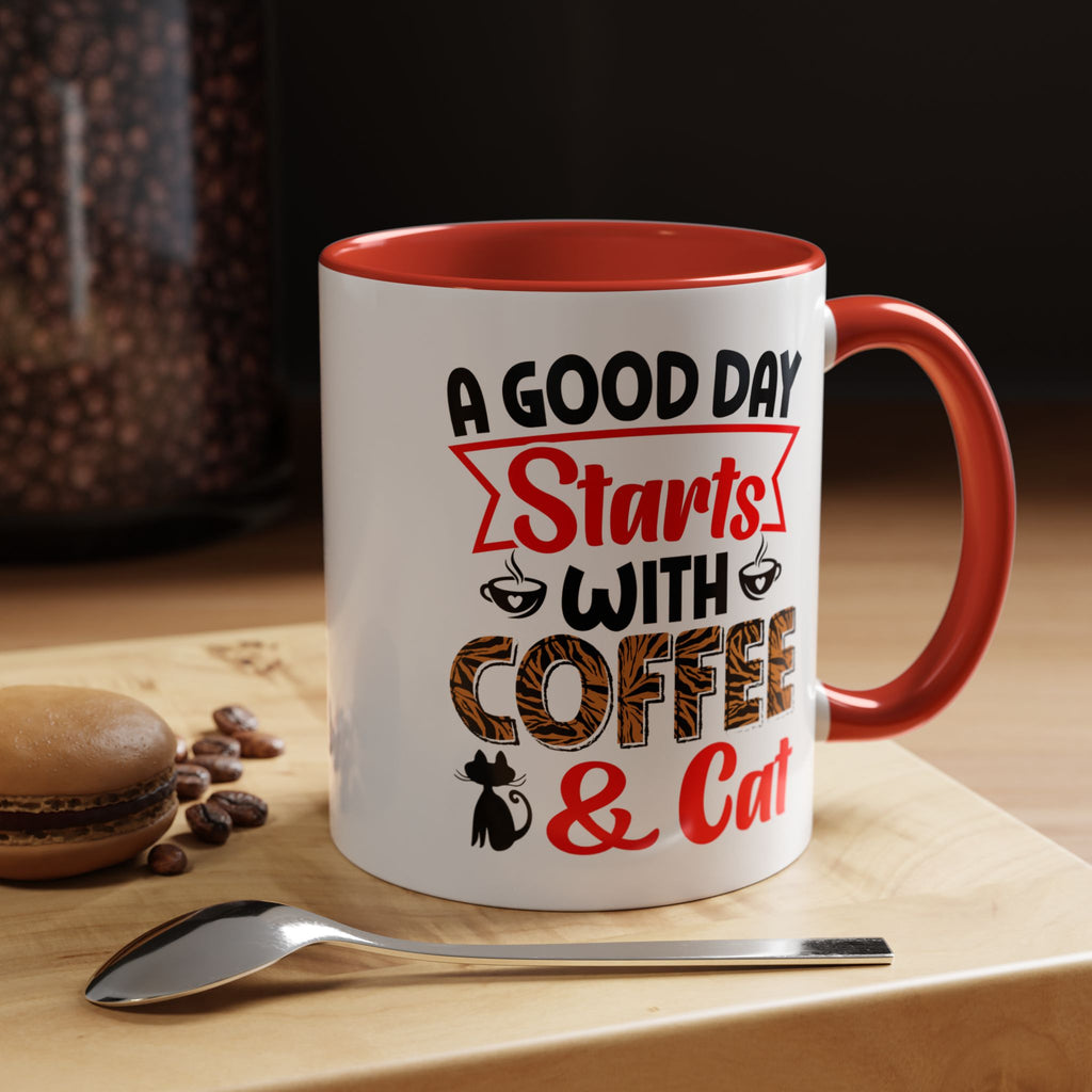Cute Cat Coffee Mug For Cat Lover 