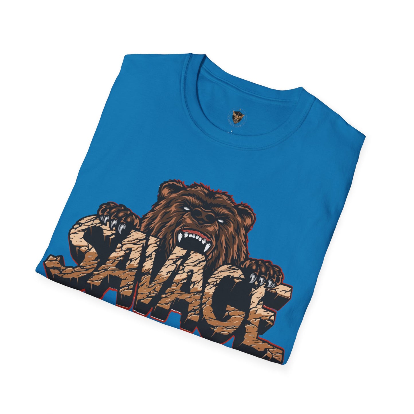 Savage Tiger Customizable Unisex Softstyle T-Shirt for Streetwear for the Fearless