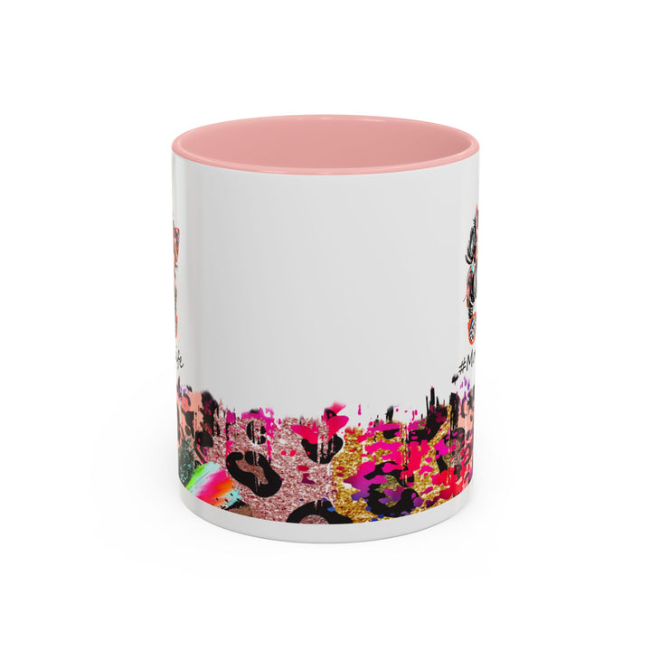 Leopard Mom Life 11 oz ceramic mug