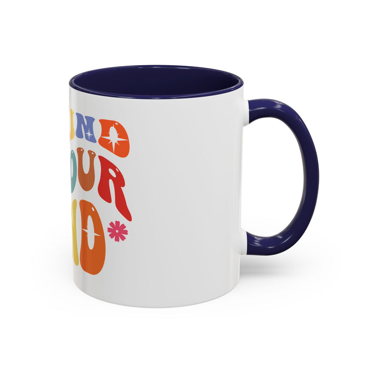 Wavy Groovy 11 oz ceramic mug