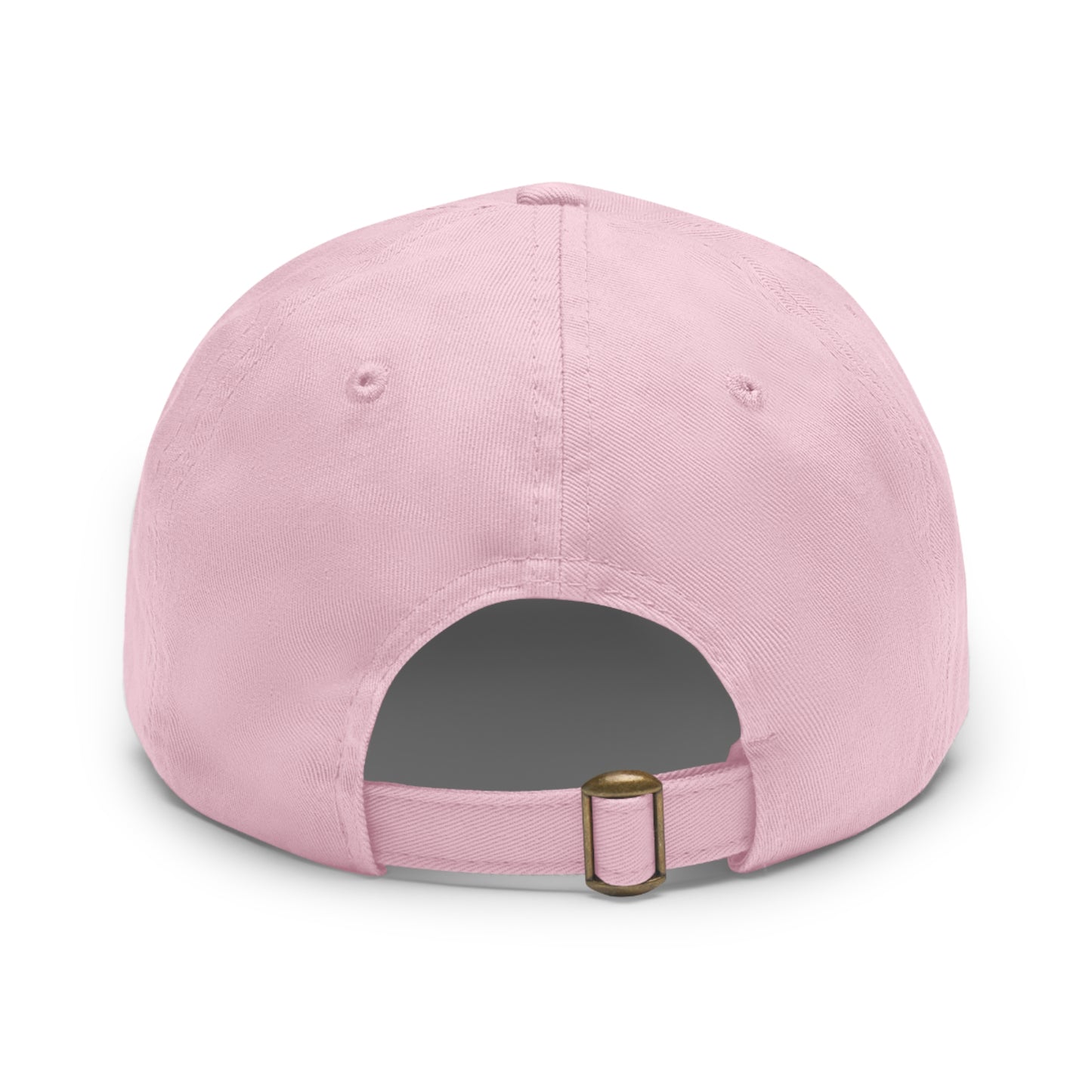 Los Angeles Dad Hat with Leather Patch (Rectangle)