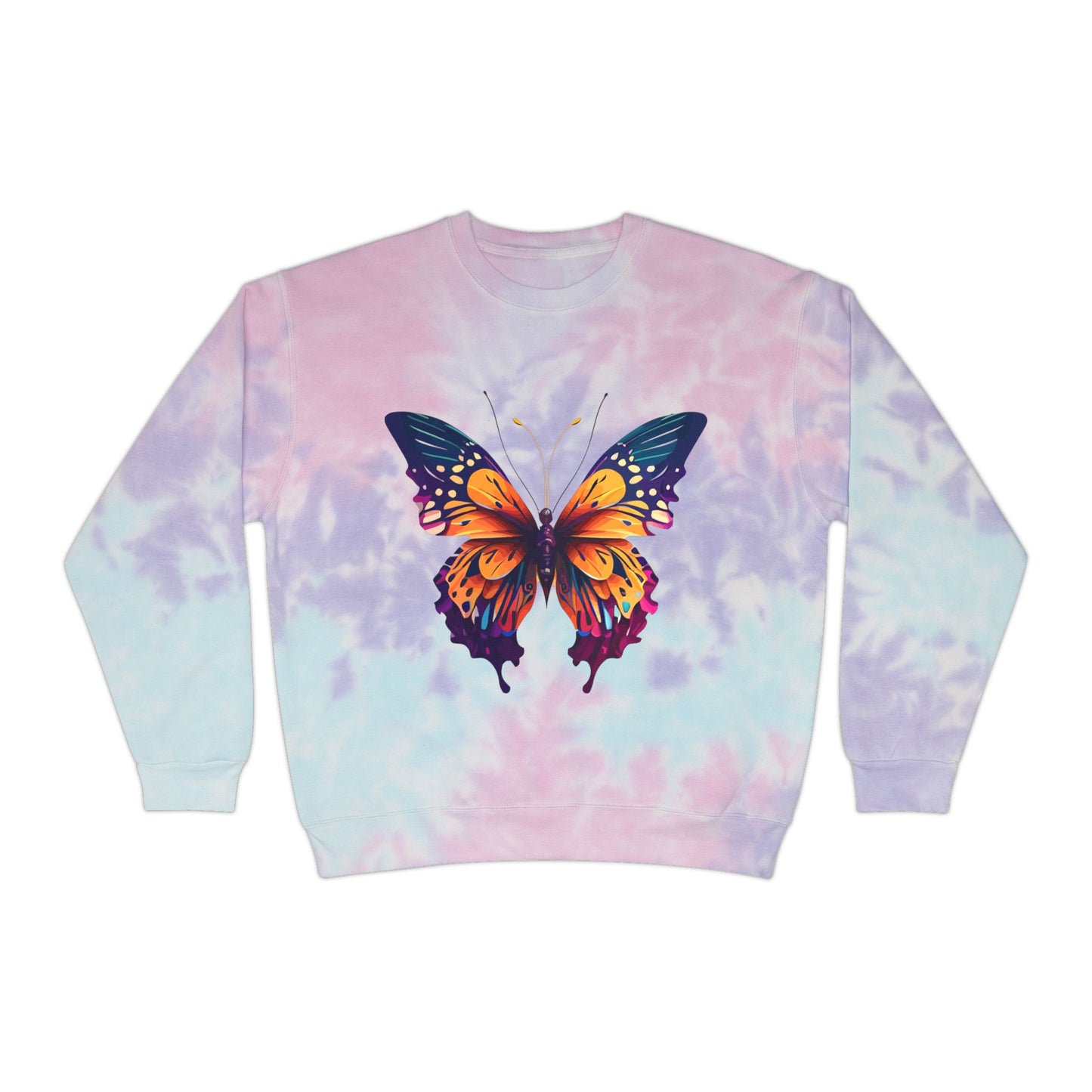 Unisex Tie-Dye Sweatshirt With Unapologetically Dope Design