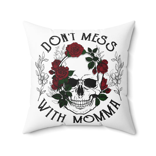 Momma Spun Polyester Square Pillow