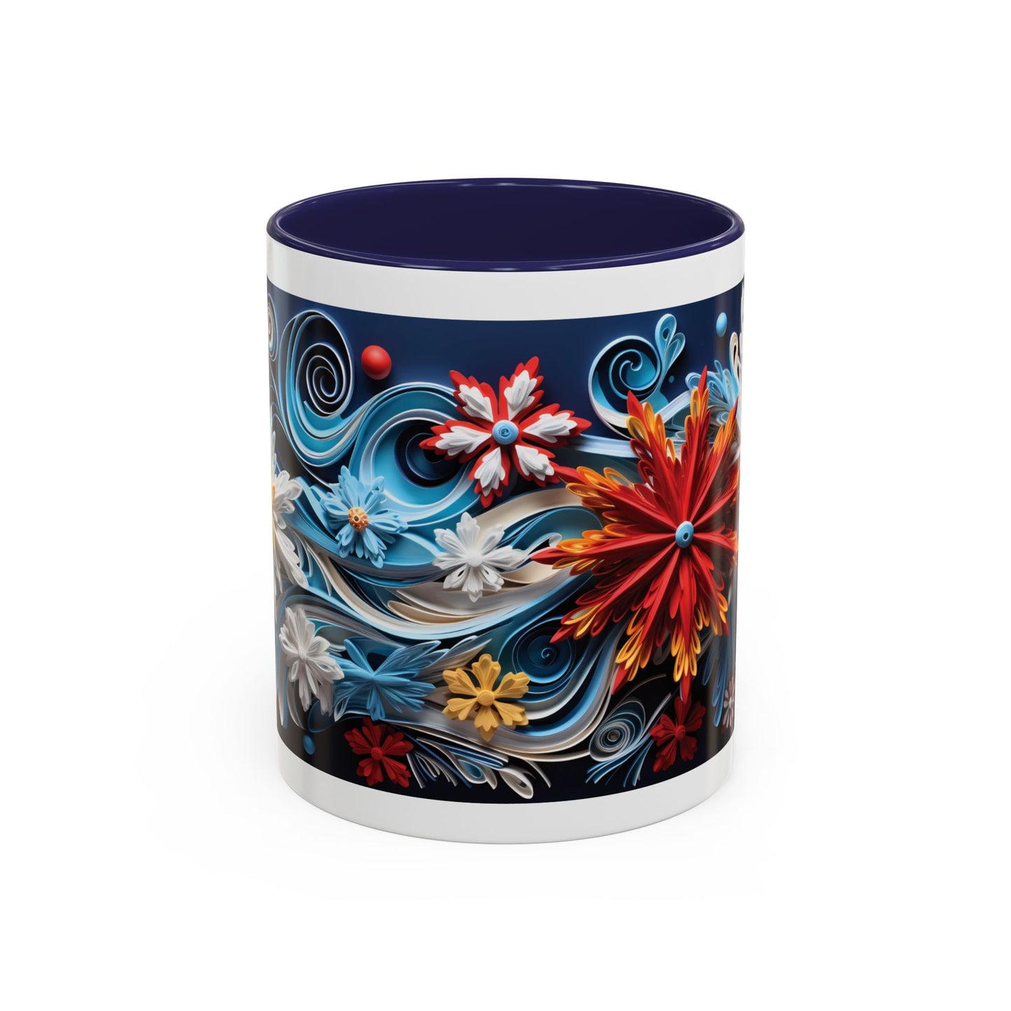 Snowflake Christmas Design Coffee Mug