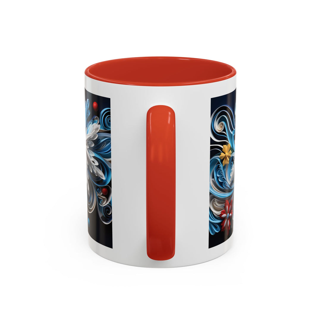 Snowflake 11 oz ceramic mug