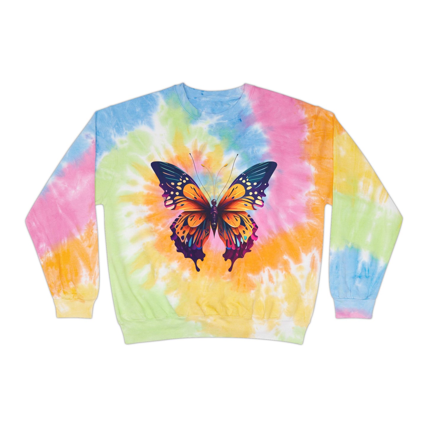 Unisex Tie-Dye Sweatshirt With Unapologetically Dope Design