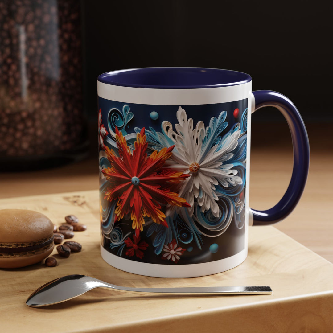 Snowflake 11 oz ceramic mug