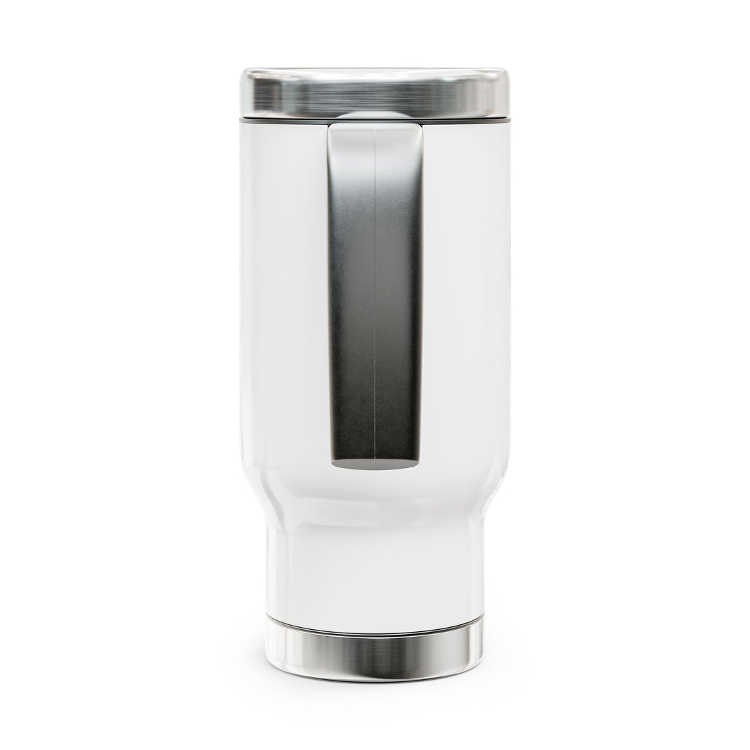 Mom Life Sunflower Travel Mug side view