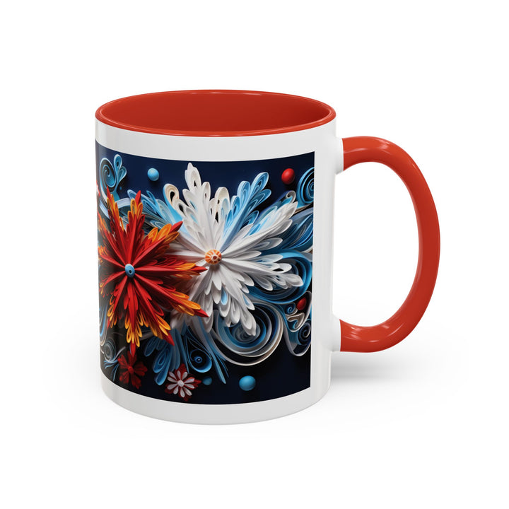 Snowflake 11 oz ceramic mug