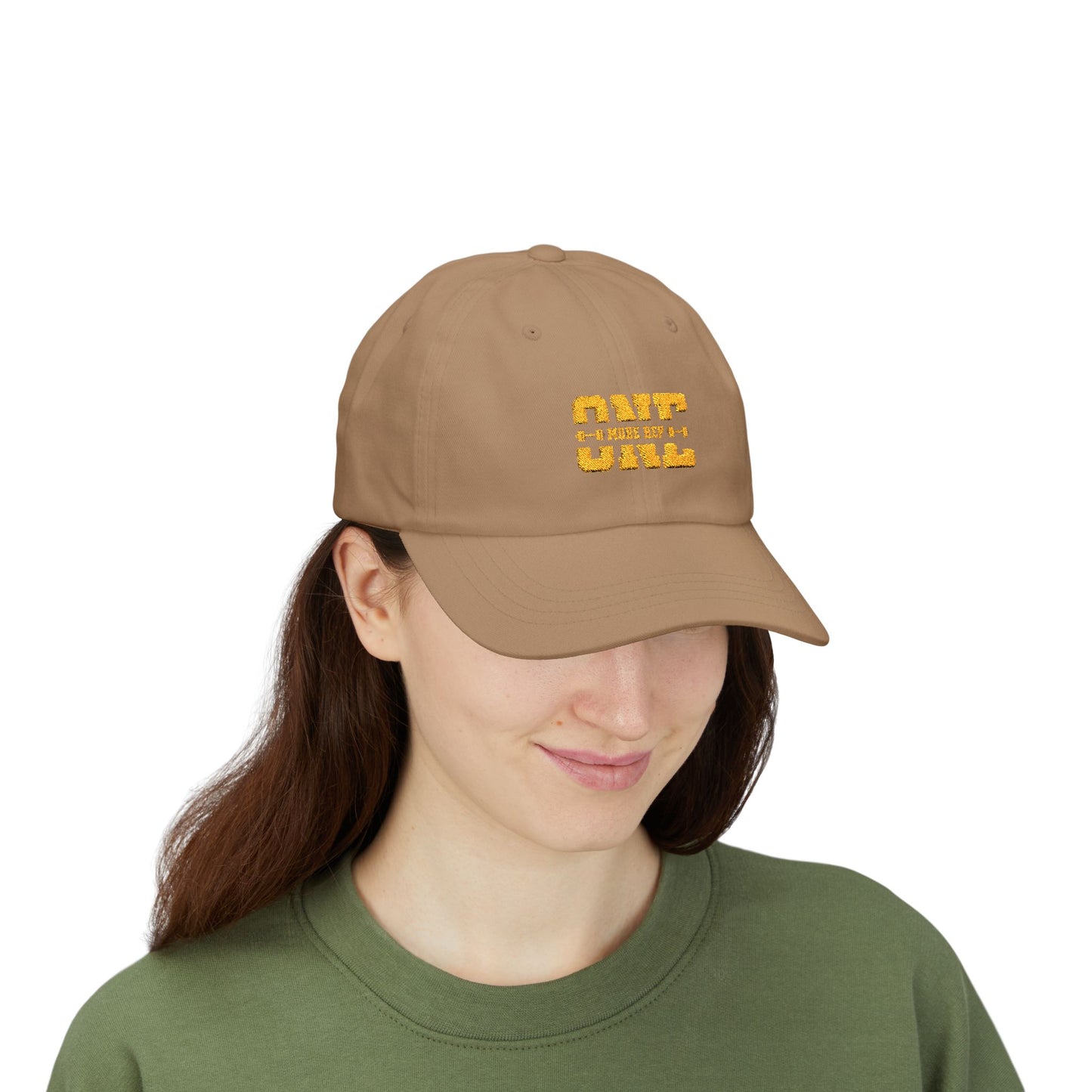 Timeless stylish with the "One More Rep" Embroidered Dad Cap