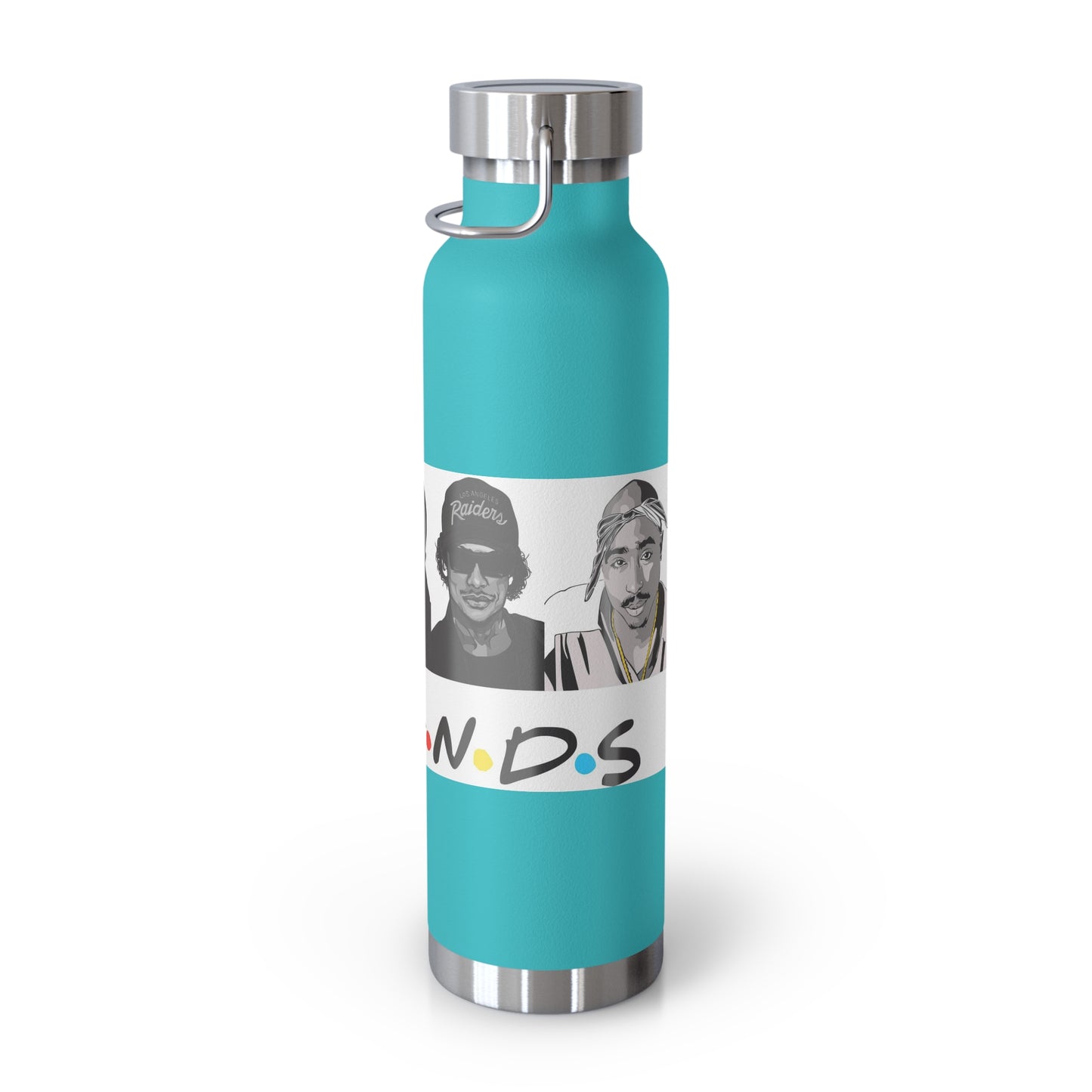 West Coast Legends Rapper Logo Design Copper Vacuum Insulated Bottle