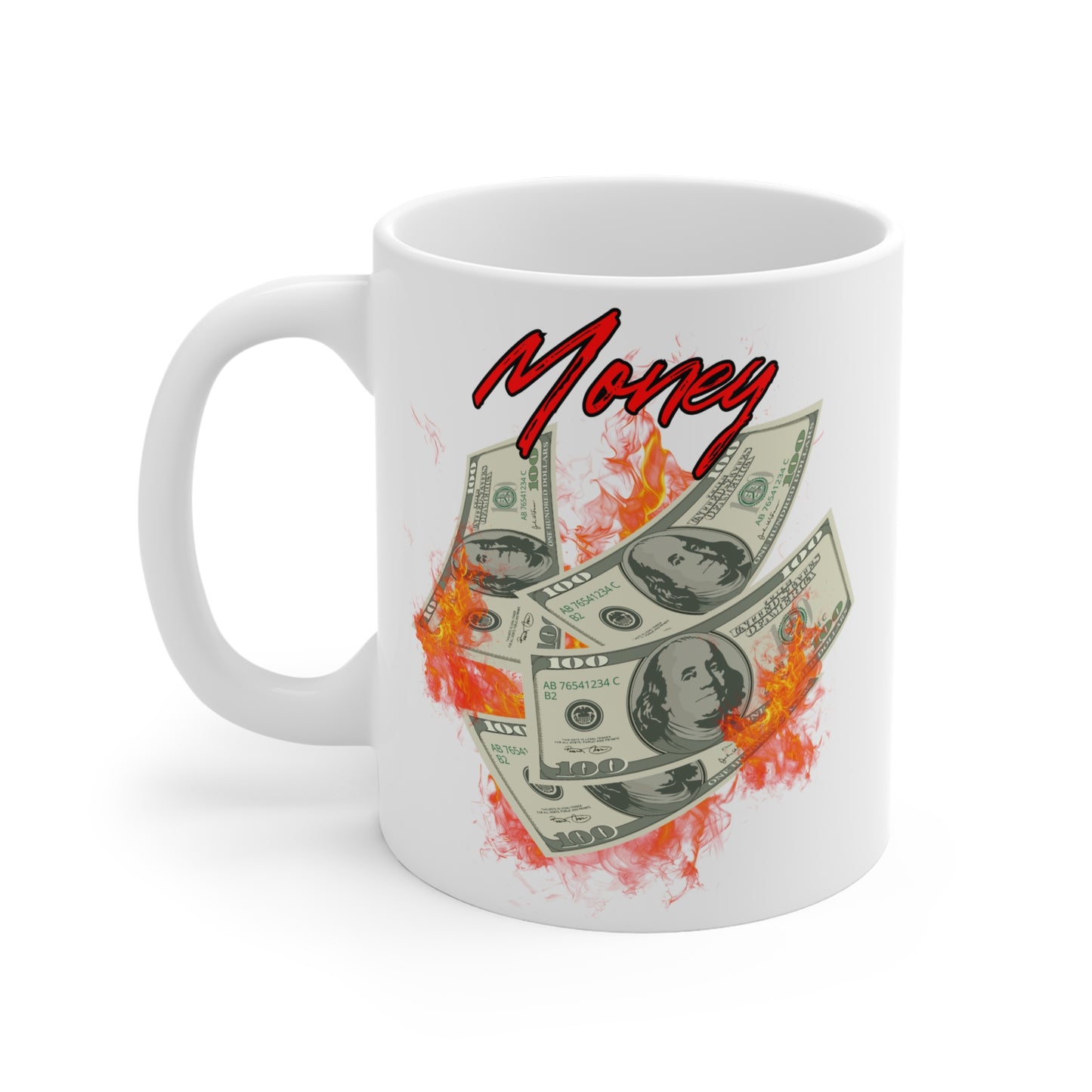 Fiery Money Mug - 11oz Coffee Cup, Perfect for Entrepreneurs, Money Lovers, Gift for Finance Enthusiasts, Unique Coffee Mug, [...]