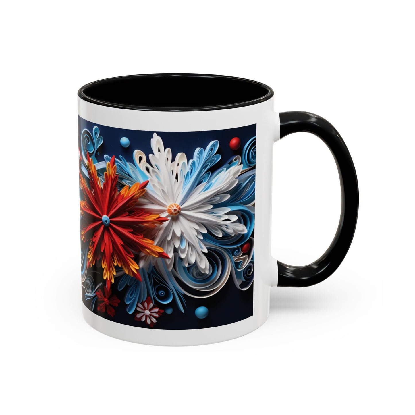 Snowflake Christmas Design Coffee Mug