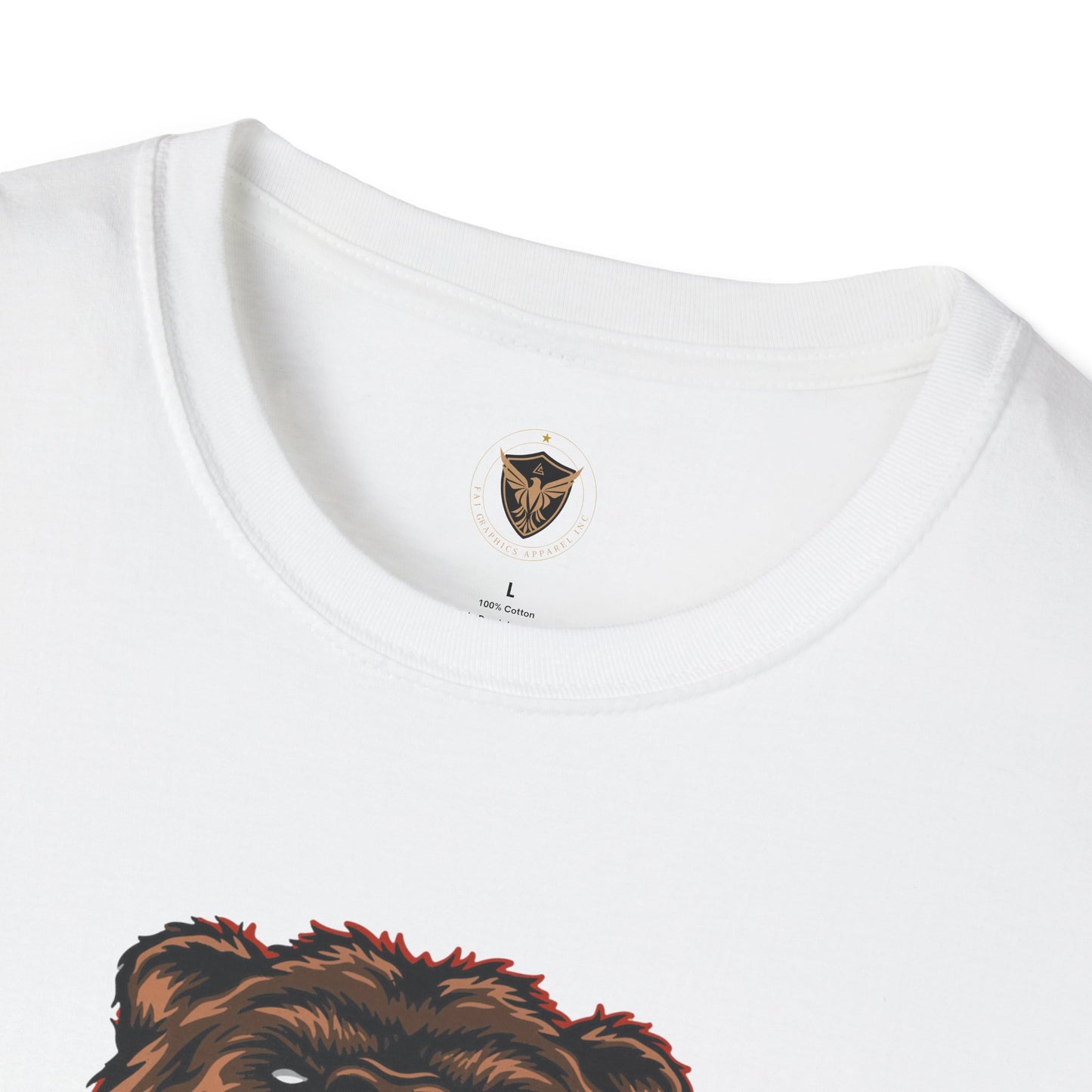 Savage Tiger Customizable Unisex Softstyle T-Shirt for Streetwear for the Fearless