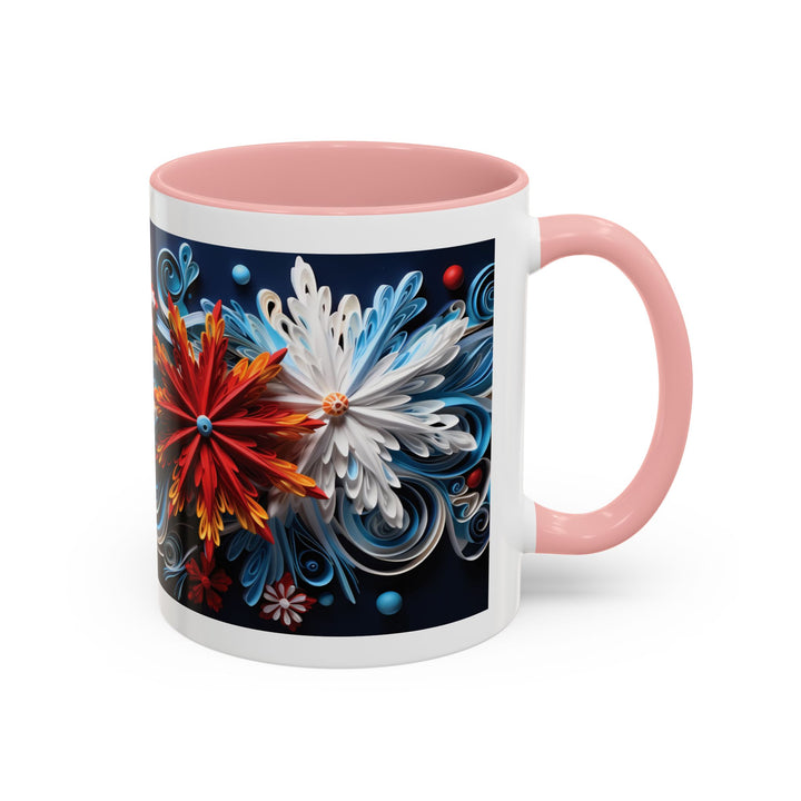 Snowflake 11 oz ceramic mug