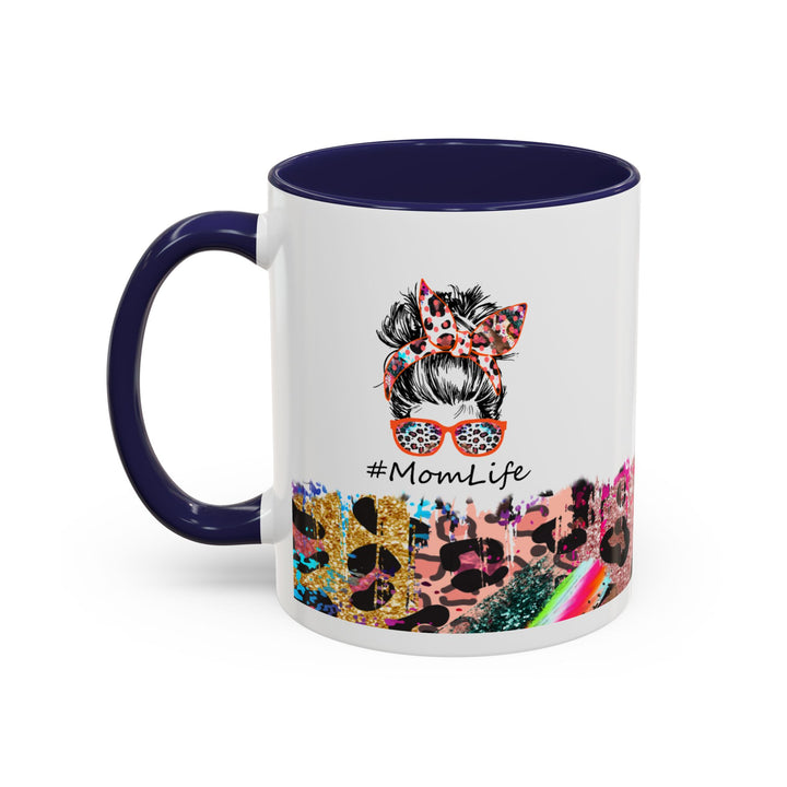 Leopard Mom Life 11 oz ceramic mug