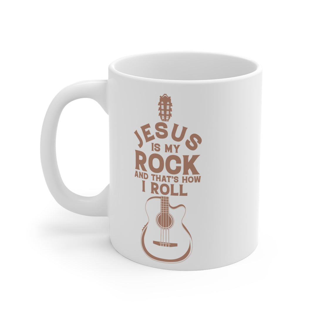 Jesus Is My Rock 11 oz ceramic mug