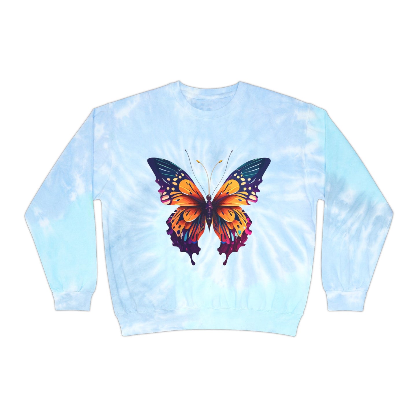 Unisex Tie-Dye Sweatshirt With Unapologetically Dope Design