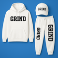 Sweatsuit Set 3-Piece Hoodie Pants Cap