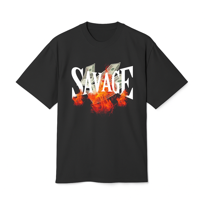 Savage Money Graphic Tee apparel view