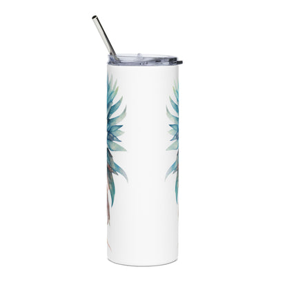 Inspirational Stainless Steel Tumbler - Spread Your Wings and Soar, Travel Mug, Motivational Drinkware, Gift for Her, Modern Home Decor