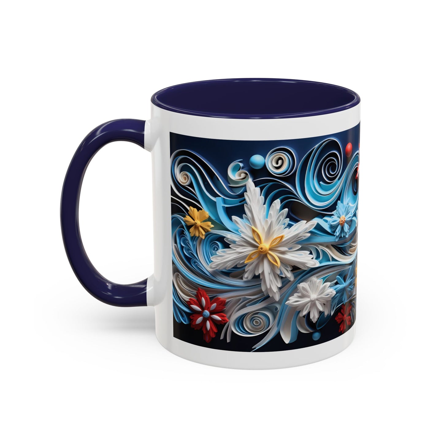 Snowflake Christmas Design Coffee Mug