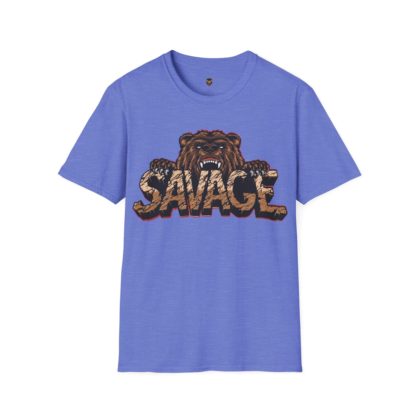 Savage Tiger Customizable Unisex Softstyle T-Shirt for Streetwear for the Fearless