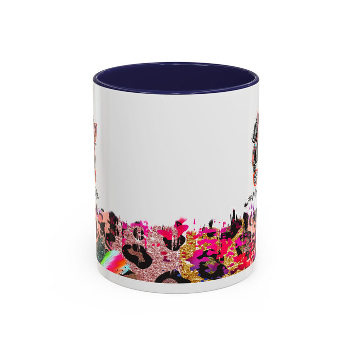 Leopard Mom Life 11 oz ceramic mug