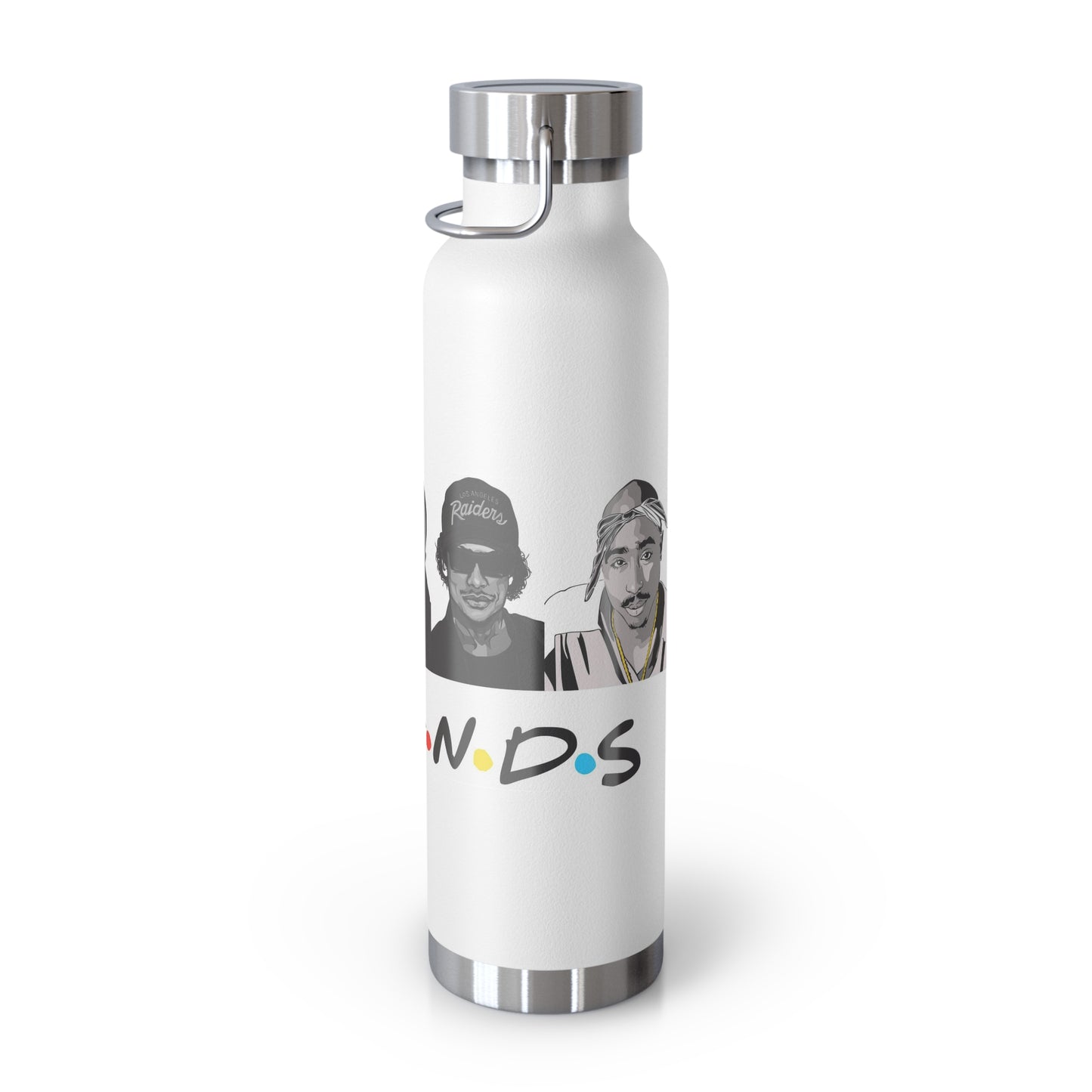 West Coast Legends Rapper Logo Design Copper Vacuum Insulated Bottle