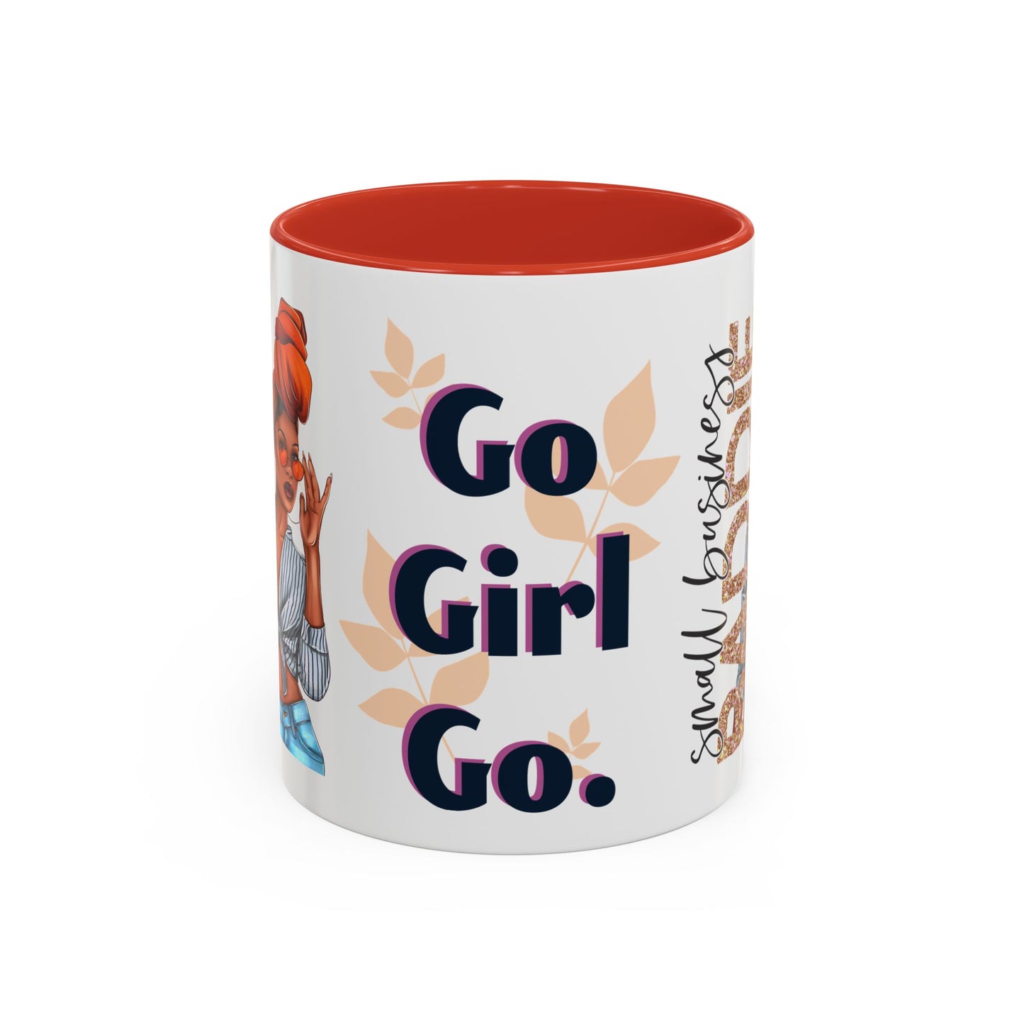 Small Business Baddie Girl Accent Coffee Mug, 11oz