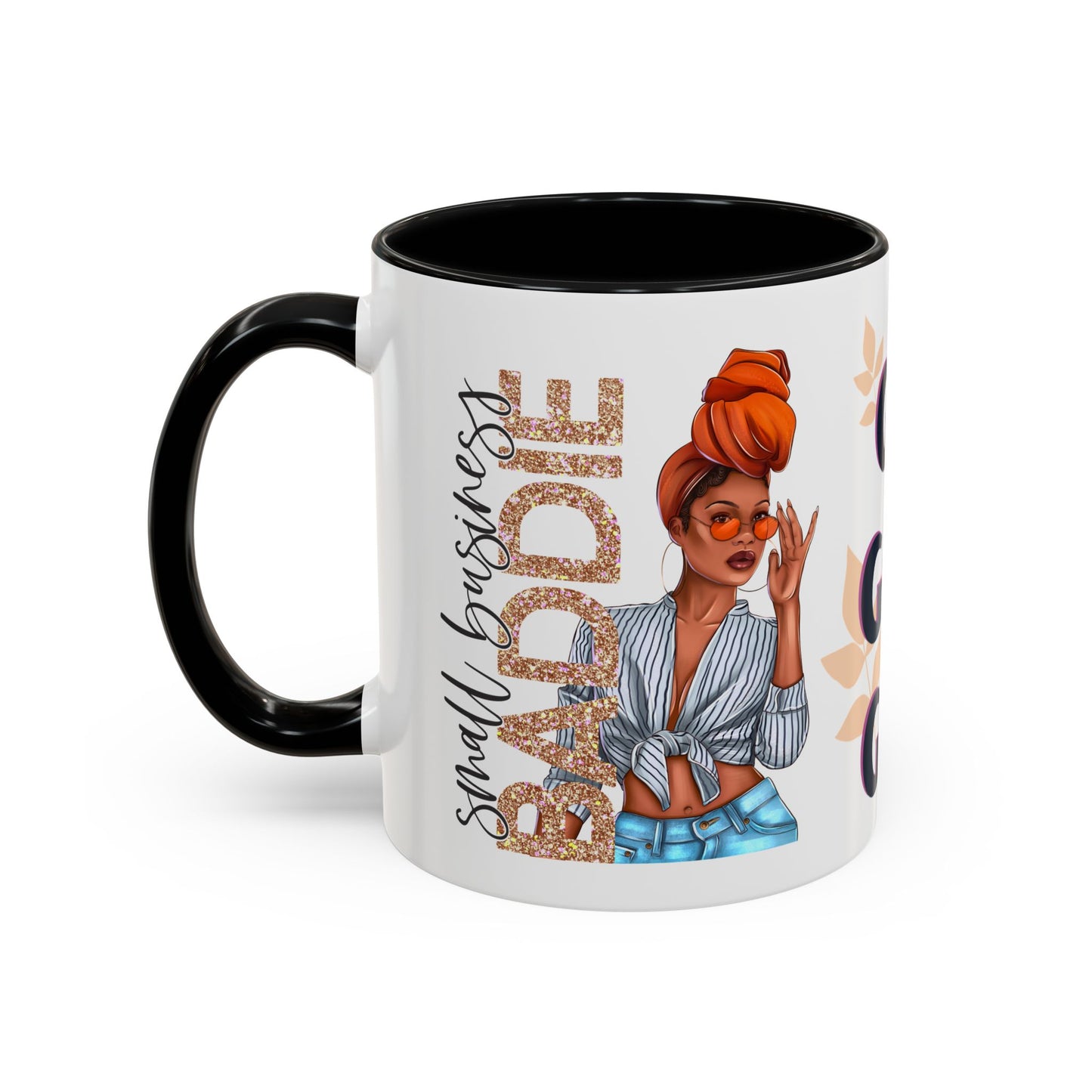 Small Business Baddie Girl Accent Coffee Mug, 11oz