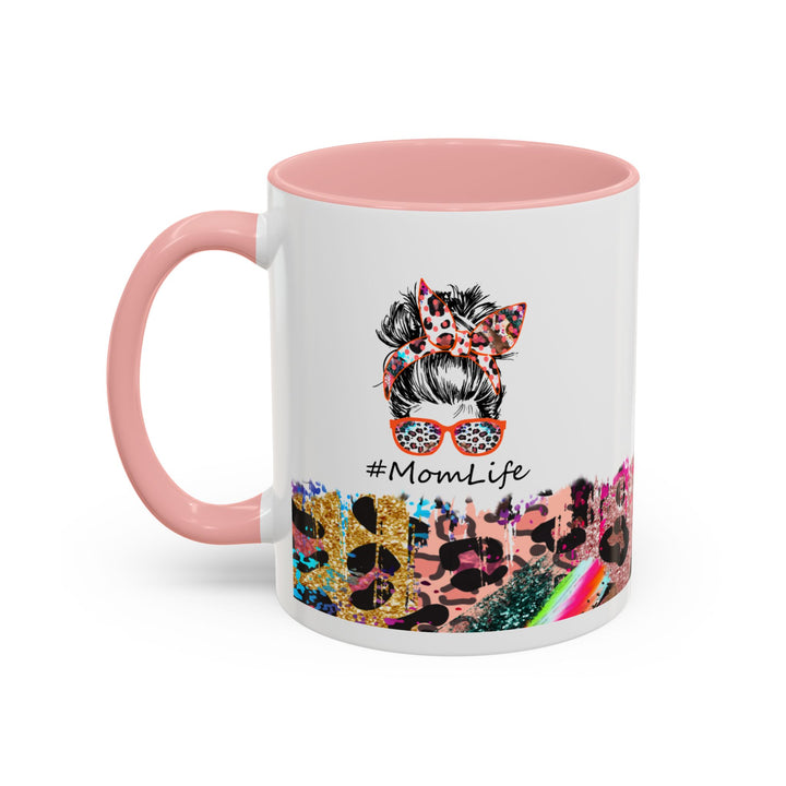 Leopard Mom Life 11 oz ceramic mug