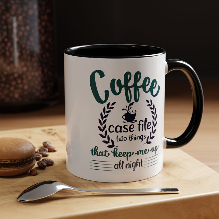 Coffee Case File 11 oz ceramic mug