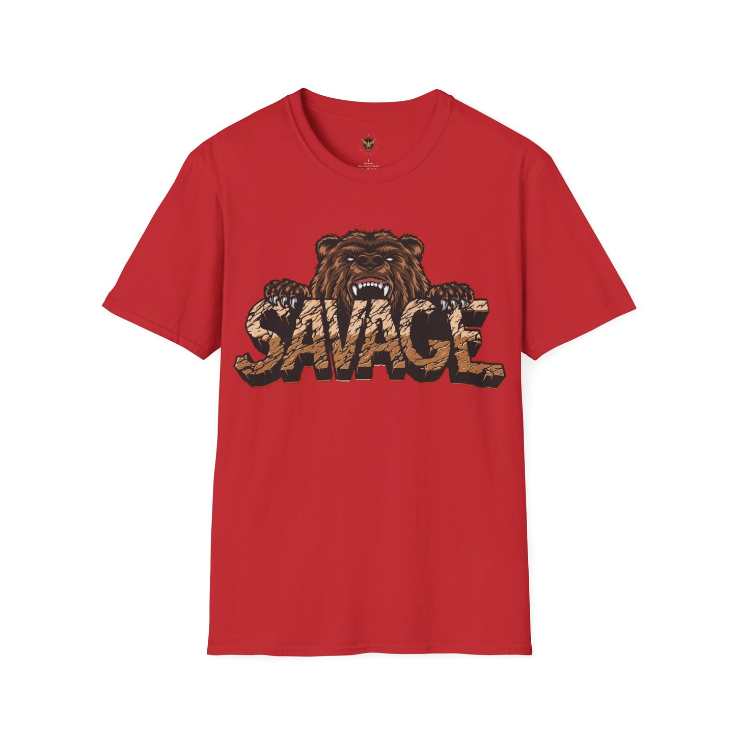 Savage Tiger Customizable Unisex Softstyle T-Shirt for Streetwear for the Fearless