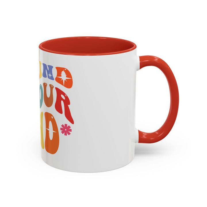 Wavy Groovy 11 oz ceramic mug