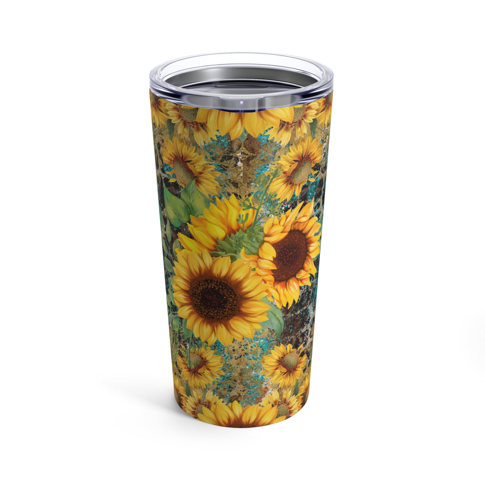 Mom Life Sunflower Floral 20 oz tumbler