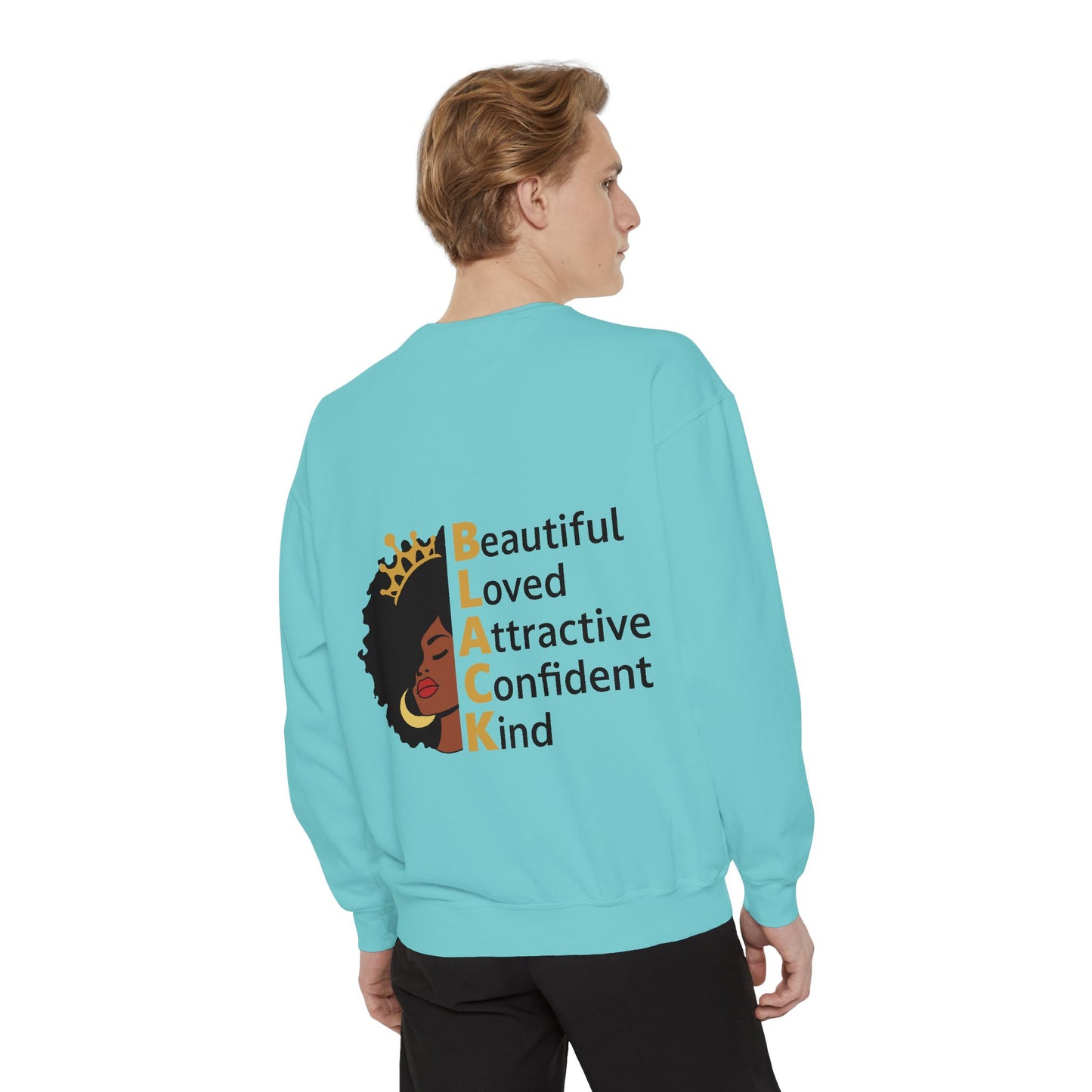 Unisex Garment-Dyed Butterfly Sweatshirt