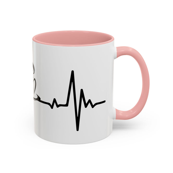 Heartbeat Coffee 11 oz ceramic mug