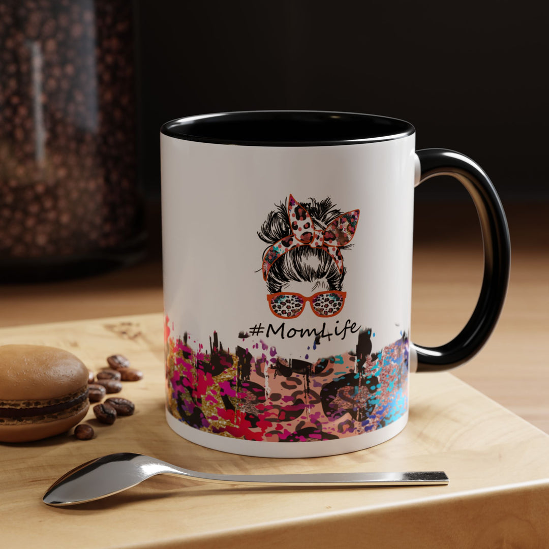 Leopard Mom Life 11 oz ceramic mug