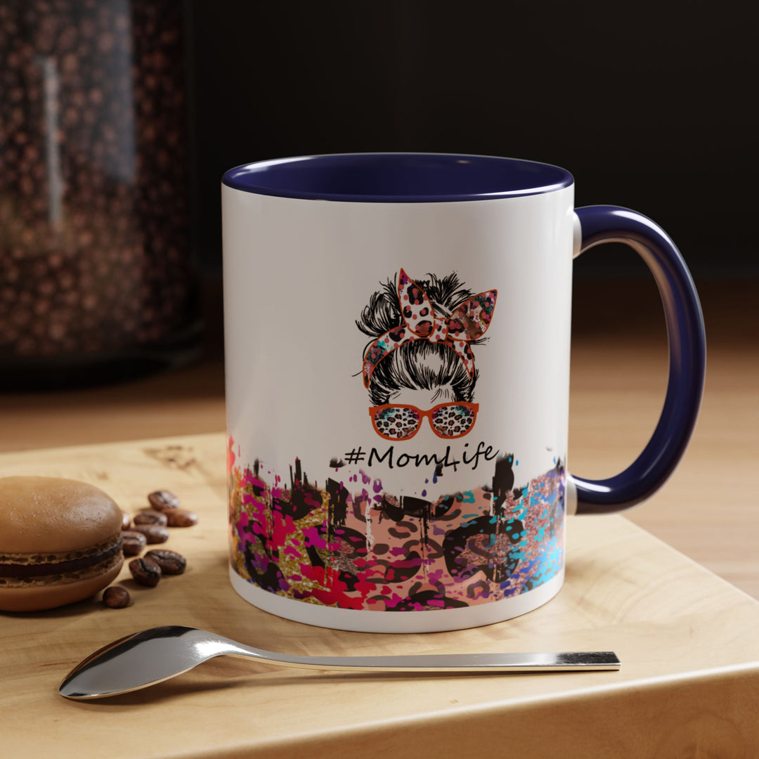 Leopard Mom Life 11 oz ceramic mug
