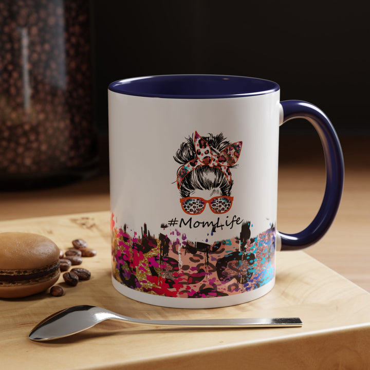 Leopard Mom Life 11 oz ceramic mug