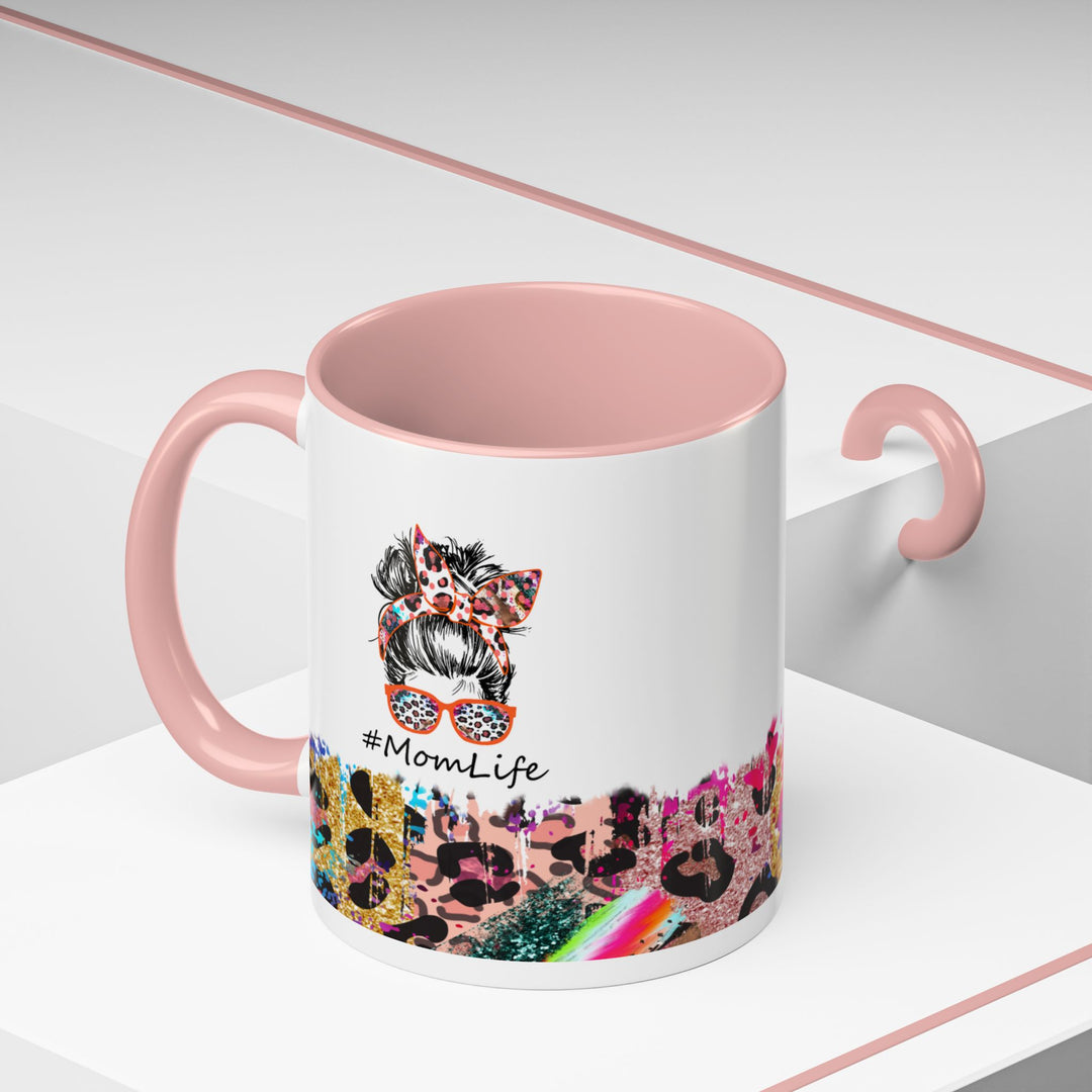 Leopard Mom Life 11 oz ceramic mug