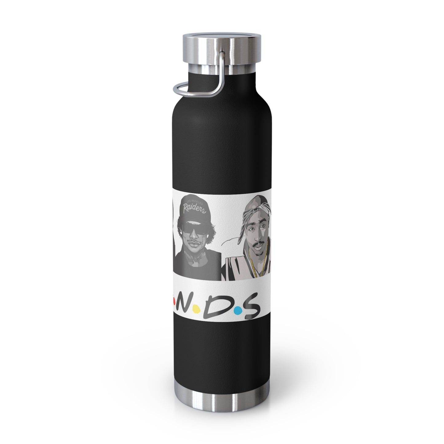 West Coast Legends Rapper Logo Design Copper Vacuum Insulated Bottle