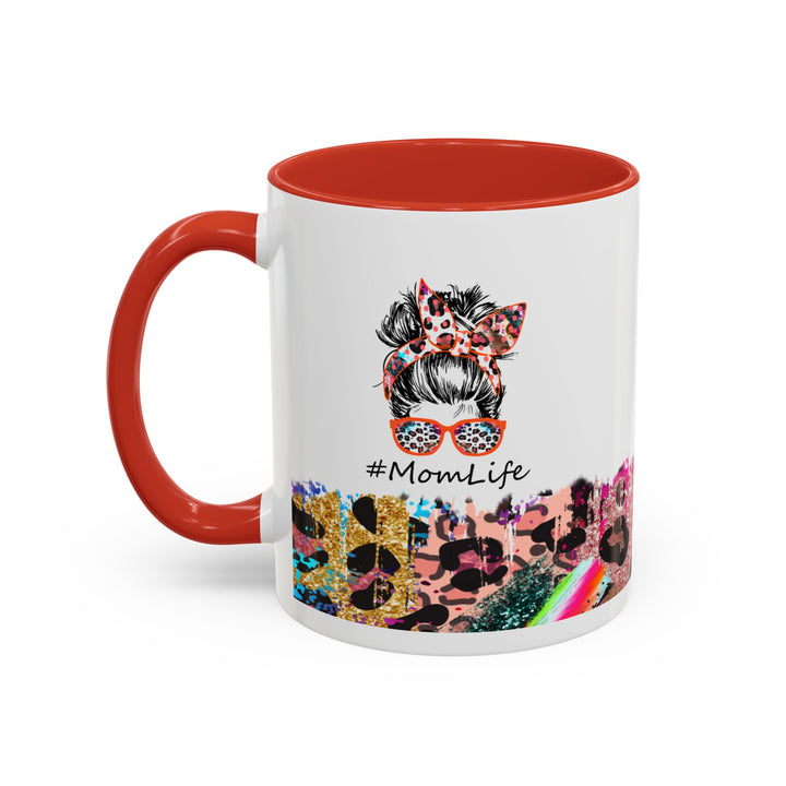 Leopard Mom Life 11 oz ceramic mug