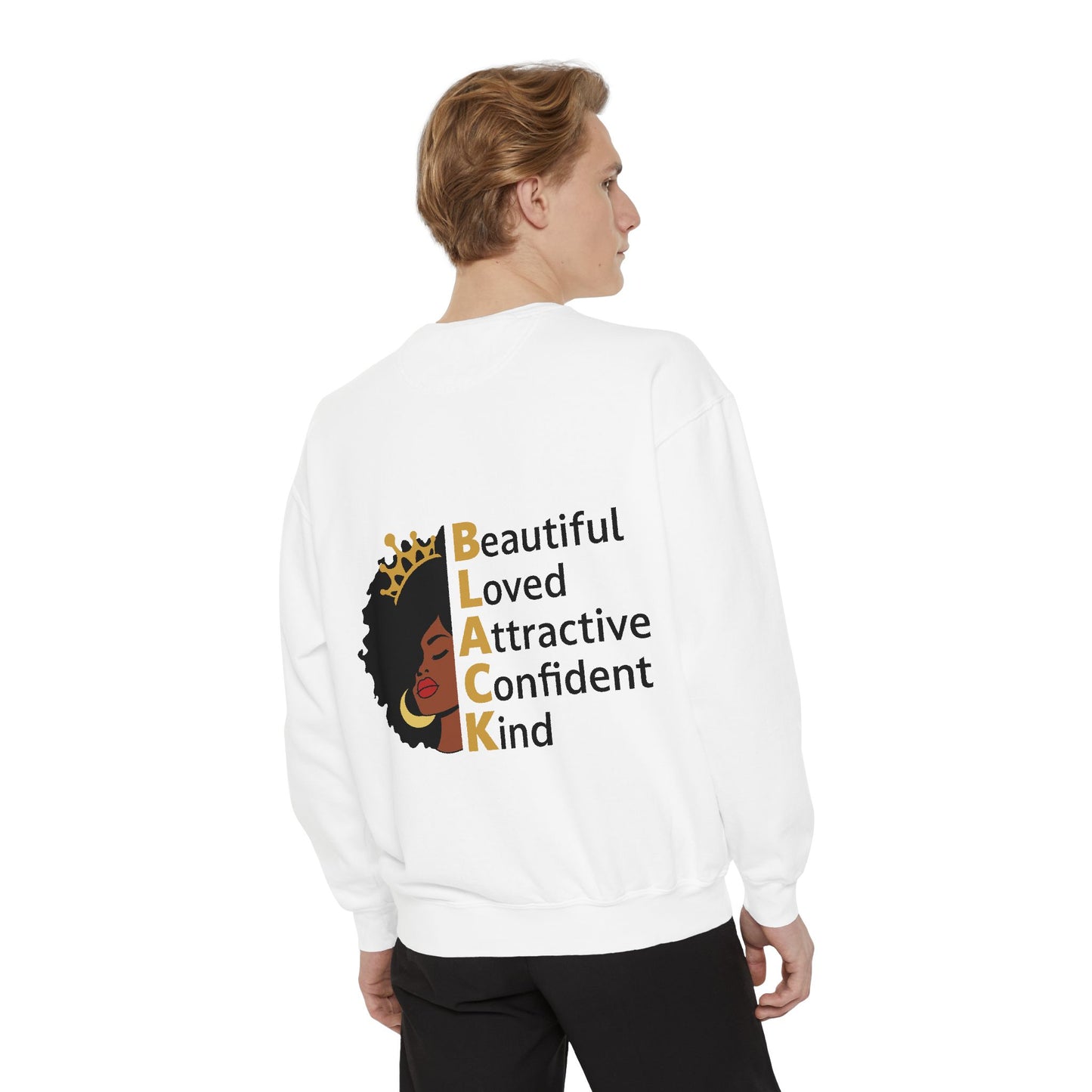 Unisex Garment-Dyed Butterfly Sweatshirt