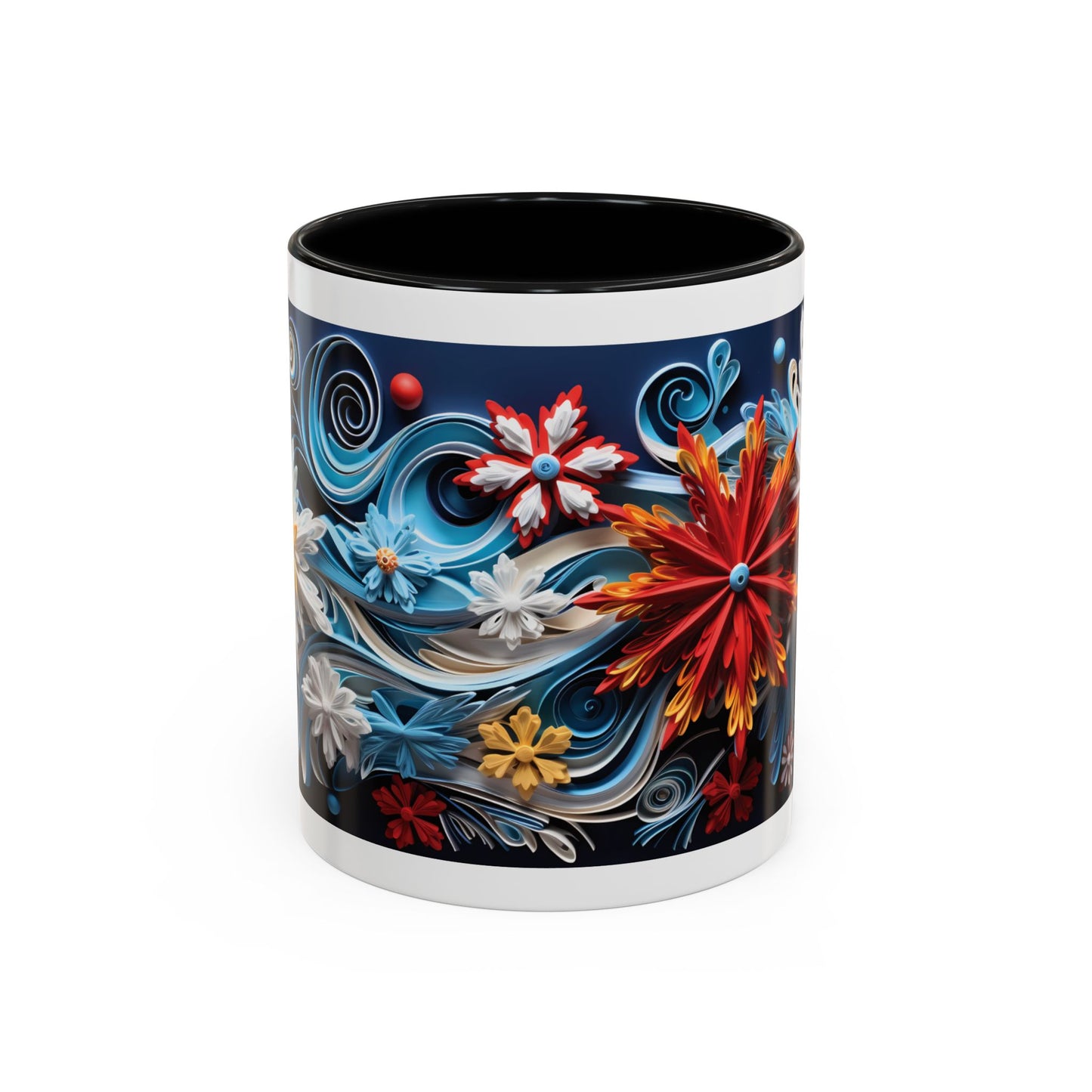 Snowflake Christmas Design Coffee Mug