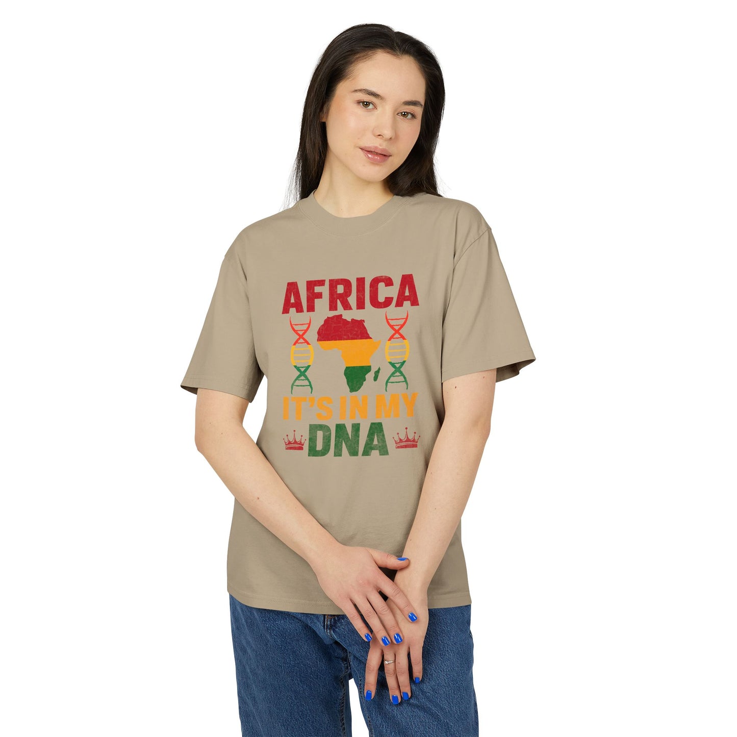 Africa It's in My DNA Unisex Heavy Faded Tee, Afrocentric T-Shirt, Heritage Apparel, Cultural Pride Shirt, Gift for African Roots, [...]