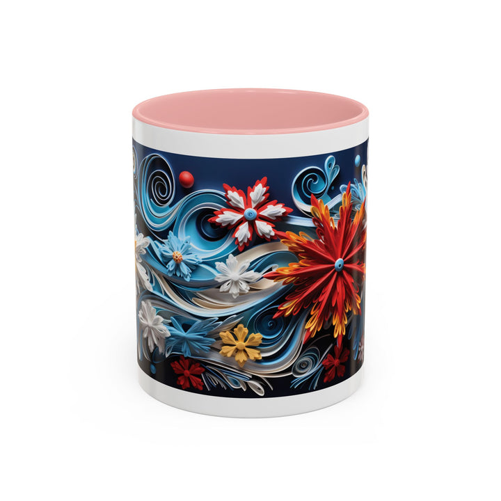 Snowflake 11 oz ceramic mug