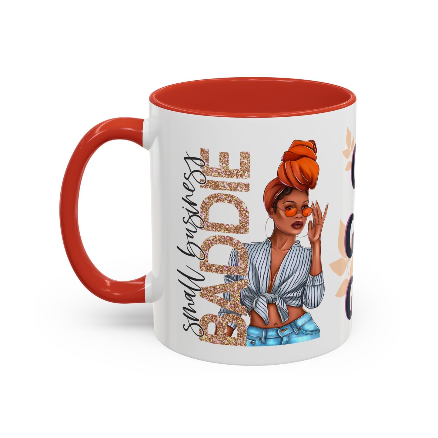 Small Business Baddie Girl Accent Coffee Mug, 11oz